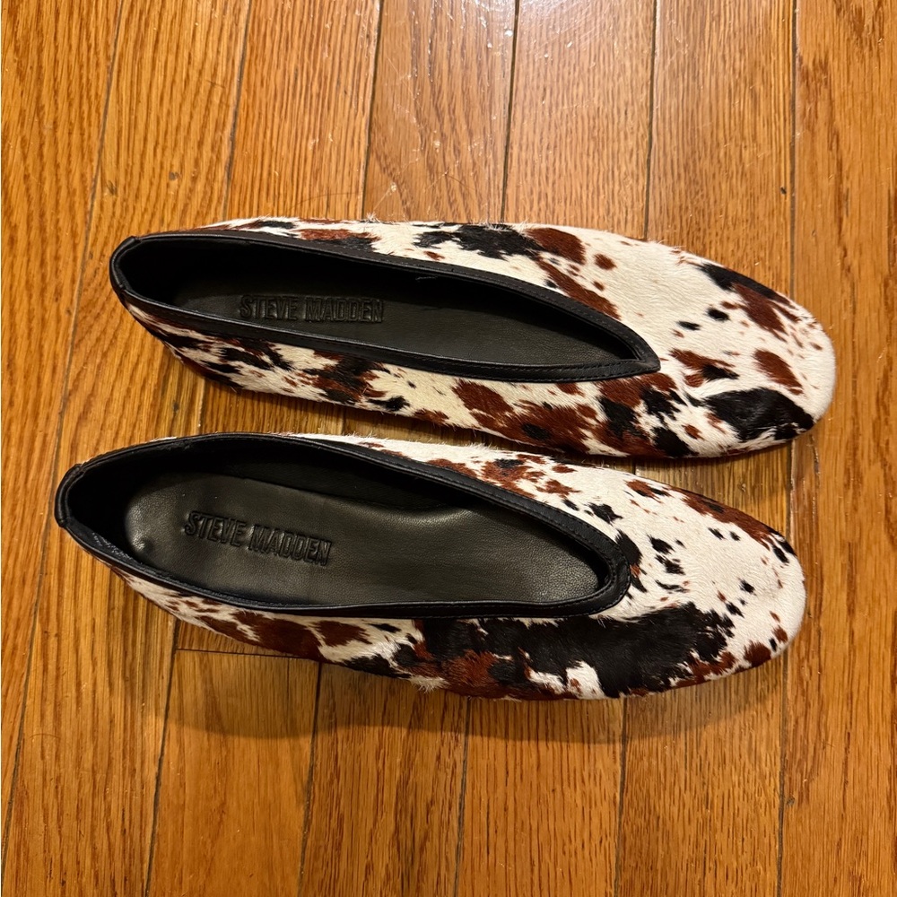Steve Madden Leni Calf Hair Flats